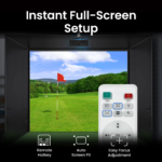 BenQ AH700ST 4000-Lumen Short Throw 1080P Laser Golf Simulator Projector - Image 12