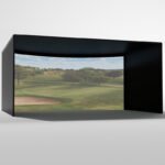 Carl's Place Curved Golf Simulator Enclosure Kit with Impact Screen - Image 8