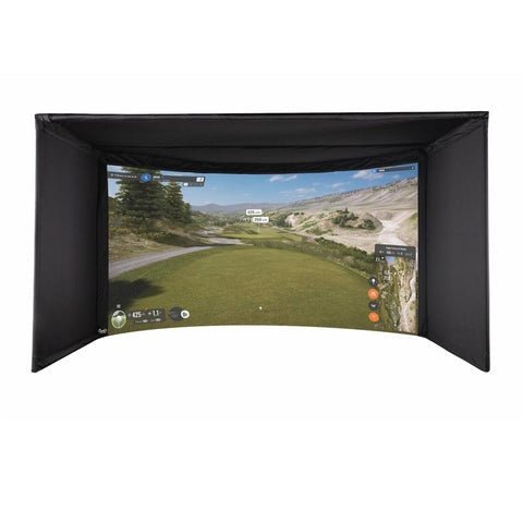 Carl's Place Curved Golf Simulator Enclosure Kit with Impact Screen - Description Image 4