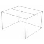 SIGPRO Commercial Enclosure 2" Pipe Frame Kit - Image 2