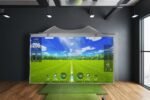 HomeCourse ProScreen 180 Retractable Golf Simulator Screen - Image 6