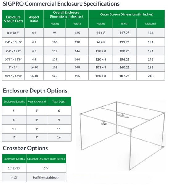 SIGPRO Commercial Enclosure - Description Image 4