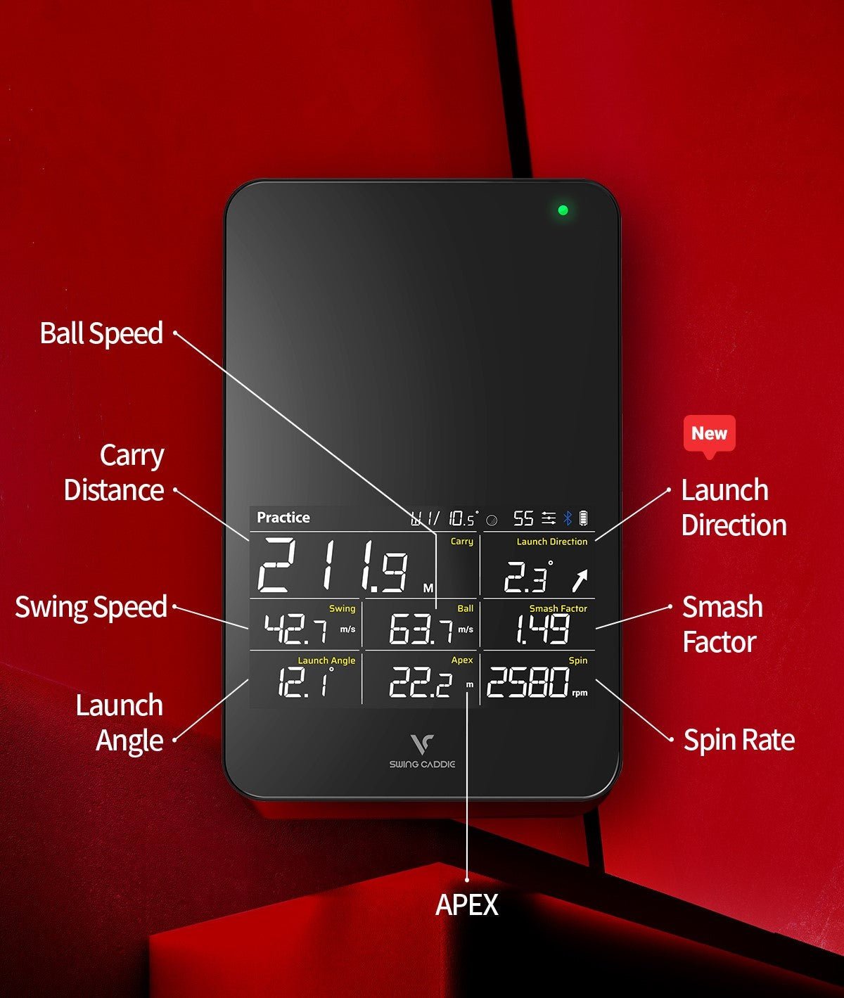 Swing Caddie SC4 Simulator + Launch Monitor - Description Image 2